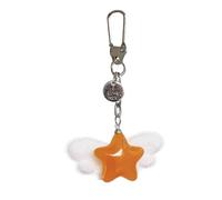 OSNIYAW Happy Star geformter Schlüsselanhänger, weiche Gelatine Textur, Handytaschenzusatz, permanentes grünes Kolophonium, handwerklich, transportierbar, dekorativer Gegenstand, eleganter