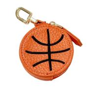 OSNIYAW Sport-Schlüsselanhänger aus PU-Leder mit Haken für Pendler im Freien, Reisezubehör, Basketball, One size