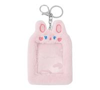OSO Portarjetas Sweatshirt with Keyer, PHOP-Telefon von 5,31 x 3,7 Zoll, Inhaber von Zugangsdaten | Keeychain für Mädchen, Jugendliche, Studenten, Frauen, Bunny Rosa, riferimento alla