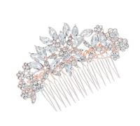 OSOLADY Eleganter Strass Haarkamm und Perfektem Schmuck aus Legierung für Bräute mit Funkelndem Design im Sommer für und