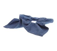 OSOLADY Jeans Haargummi für dickes Haar, elastisches Haarband aus Gewebe, quadratisch in Blau, stark haltendes Haarzubehör für Damen und Mädchen
