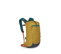 Osprey Daylite Cinch Pack - Schlichter, robuster, vielseitiger Tagesrucksack mit Zugband-Verschluss - Tumbleweed Yellow/Tunnel Vision O/S