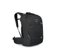 Osprey Fairview 40L Damen Reiserucksack - Handgepäcktasche mit Laptophülle und Kulturbeutel, Schwarz, erweiterte Passform