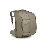 Osprey Fairview 55L Damen-Reiserucksack, Handgepäcktasche mit abnehmbarem Tagesrucksack in persönlicher Artikelgröße, Sawdust-Olive Tan