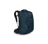 Osprey Farpoint 40 Travel Pack - Rucksack für Reisen, 40L, Leichtes Handgepäck, Optimiert für Männer, Blau/Muted Space Blue