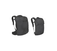 Osprey Farpoint 55 - Bester Hybrid-Rucksack mit abnehmbarem Tagesrucksack, Grau/Tunnel Vision Grey