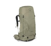 Osprey Kestrel 58L Herren Rucksack - Wandern & Camping Tasche mit wasserdichtem Regenschutz Olive Tan, Small/Medium