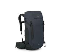 Osprey Kestrel LT 35L Herren Rucksack - Leichte Wander- & Campingtasche mit wasserdichtem Regenschutz, Schwarz