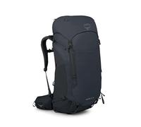 Osprey Kestrel LT 65L Herren Rucksack - Leichte Wander- & Campingtasche mit wasserdichtem Regenschutz, Schwarz
