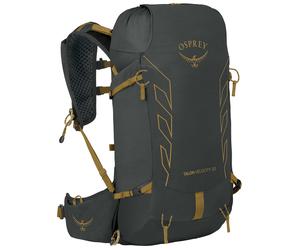 Osprey - Leichter, technischer Rucksack - Herren - Talon Velocity 20 - Talon Velocity 20 Dark Charcoal/Tumbleweed Yellow für Herren - schwarz L/XL