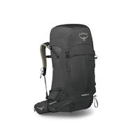 Osprey STRATOS 44L Herren Wanderrucksack - Leichter Rucksack mit wasserdichtem Regenschutz - Campingtasche, Rabenschwarz