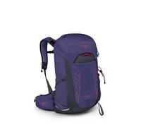 Osprey Tempest 26L Damen Leichter Wanderrucksack, Rucksack, Rucksäcke mit Hüftgurt, Deep Fig/Hotspot Pink
