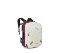Osprey TRANSPORTER 26+6 Travel Pack - Erweiterbarer Rucksack für persönliche Gegenstände mit Laptophülle - Leichter Tagesrucksack, Mystery White