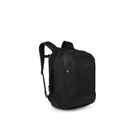 Osprey TRANSPORTER 26+6 Travel Pack - Erweiterbarer Rucksack für persönliche Gegenstände mit Laptophülle - Leichter Tagesrucksack, Rabenschwarz