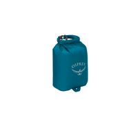 Osprey Ultralight Dry Sack 3L - Wasserdichter Packsack, Ultraleicht für Reisen, Outdoor und Wassersport, Blau/Wasserfront Blue
