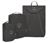 Osprey Ultralight Starter Set, Tasche schwarz, 2 Packing Cubes, 1 Kleidermappe