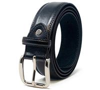 Ossi 30mm breit Leder gefttert Herren Guertel L / 91-102 cm schwarz