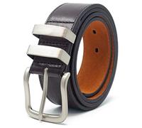 Ossi 38mm Leder gefüttert Gürtel mit doppelten Schleife in Braun 150cm