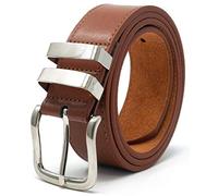 Ossi 38mm Leder gefüttert Gürtel mit doppelten Schleife in Hellbraun 150cm