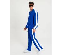 Ossy Homer Jogger Set Stripe mit Streifen Jacke Hose Jogginganzug Unisex Cotton L Blau
