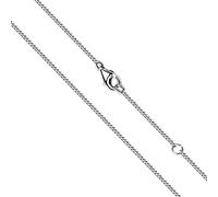 OSTAN Silberkette Damen Ohne Anhänger 925 Silber kette Panzerkette Halskette Sterlingsilber Vergoldet Breite 1,4mm Verlängerte kette Damen 50cm 55cm Wasserdichte Feine