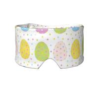Ostern mit süßen Eiern Polka Dots, Vollständige Augenabdeckungen, lichtblockierende Augenmaske, Schlafaugen- und Ohrenschützer