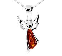 Ostsee-Schmuck - Kette mit Anhänger - Silber 925/000 - Bernstein - Feierliche Anlässe - Erwachsene, religiös interessiert - Kette