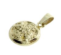 Ostsee-Schmuck Unisex-Anhänger 925/000 Sterlingsilber vergoldet