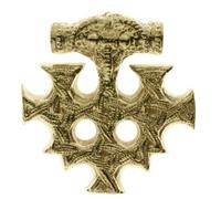 Ostsee-Schmuck Unisex-Anhänger 925/000 Sterlingsilber vergoldet