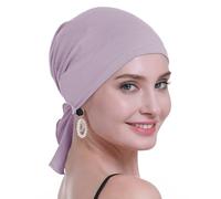 osvyo Bambus Chemo Kopftuch für Frauen mit Haarausfall - Krebspatienten Kopfbedeckung Turban in Versiegelter Verpackung