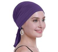 osvyo Bambus Chemo Kopftuch für Frauen mit Haarausfall - Krebspatienten Kopfbedeckung Turban in Versiegelter Verpackung
