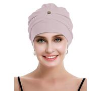 osvyo Baumwoll Chemo Kopfbedeckung für Damen mit Krebs und Haarausfall, Mütze aus Baumwolle, Leichte Kopfbedeckung, Versiegelte Verpackung