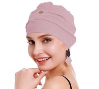 osvyo Baumwoll Chemo Kopfbedeckung für Damen mit Krebs und Haarausfall, Mütze aus Baumwolle, Leichte Kopfbedeckung, Versiegelte Verpackung