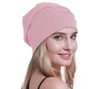 osvyo Baumwolle Chemo Hüte Soft Caps Krebs Kopfbedeckungen für Frauen Haarausfall versiegelt Verpackung,HELL-APRICOT-Blush