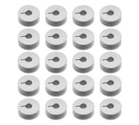 OTOTEC Metallspulen mit Schlitzen, Aluminiumlegierung, Nähmaschinen-Schließzylinder, kompatibel mit Pfaff Heim- und Industrienähmodellen, 21 x 8,8 mm, 20 Stück