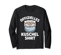 Otter Paar Süßes Tiermotiv Offizielles Kuschel Langarmshirt