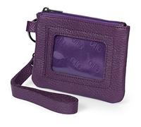 Otto Angelino Ausweishülle aus echtem Leder mit Reißverschluss und Handschlaufe Kartenhalter - Unisex