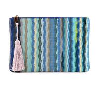 Otto Angelino Damen Otto105 Clutch, Blaue Zusammenfassung, Einheitsgröße EU