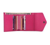 Otto Angelino Echtleder Geldbörse im Briefumschlag-Design - RFID Schutz - Unisex, Rosa