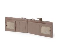 Otto Angelino Geldbörse aus echtem Leder mit 2 Fächern, doppelt gefaltet, mit Handy-kompatiblen Steckplätzen, RFID-blockierend, Unisex