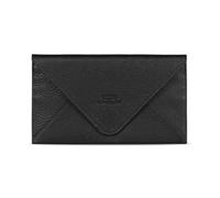 Otto Angelino Schlanke Geldbörsen-Clutch aus echtem Leder - Mehrere Fächer für Geld, Ausweis, Karten, Smartphone, RFID-Blockierung - Unisex