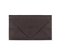 Otto Angelino Schlanke Geldbörsen-Clutch aus echtem Leder - Mehrere Fächer für Geld, Ausweis, Karten, Smartphone, RFID-Blockierung - Unisex