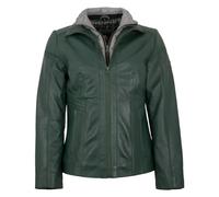 Otto Kern - Damen Echtleder Lederjacke Lammnappa grün Größe 42