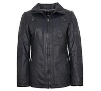 Otto Kern - Damen Echtleder Lederjacke Lammnappa Navy Größe 42