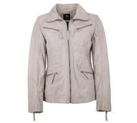 Otto Kern - Damen Echtleder Lederjacke Lammnappa Off White Größe 38