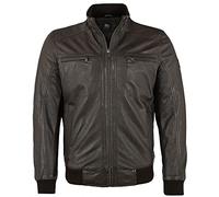 Otto Kern - Herren Echtleder Lederjacke Blouson Lammnappa Dunkelbraun Größe 60