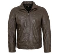 Otto Kern- Herren Echtleder Lederjacke Lammnappa dunkelbraun