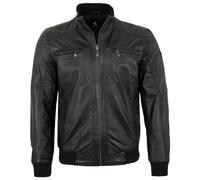 OTTO KERN - Herren Lederjacke Blouson Lammnappa schwarz : 56