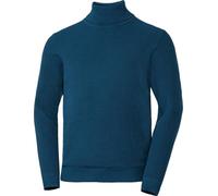 Otto Kern Pullover Herren, Rollkragenpullover aus 100% Baumwolle, Strickpullover, Pulli Herren mit luxuriöser Reiskorn-Optik, zeitlos & hochwertig, Petrol, Gr. 3XL