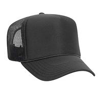 Otto Trucker-Hut, 12 Stück, Polyester-Schaumstoff, vorne 5 Paneele, hohe Krone, Netzrücken, 12 Stück - Grau - Einheitsgröße